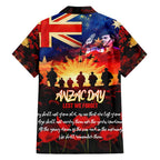 Australia ANZAC Day Family Matching Long Sleeve Bodycon Dress and Hawaiian Shirt Let We Forget - Tribute Art with Soldiers and Poppies