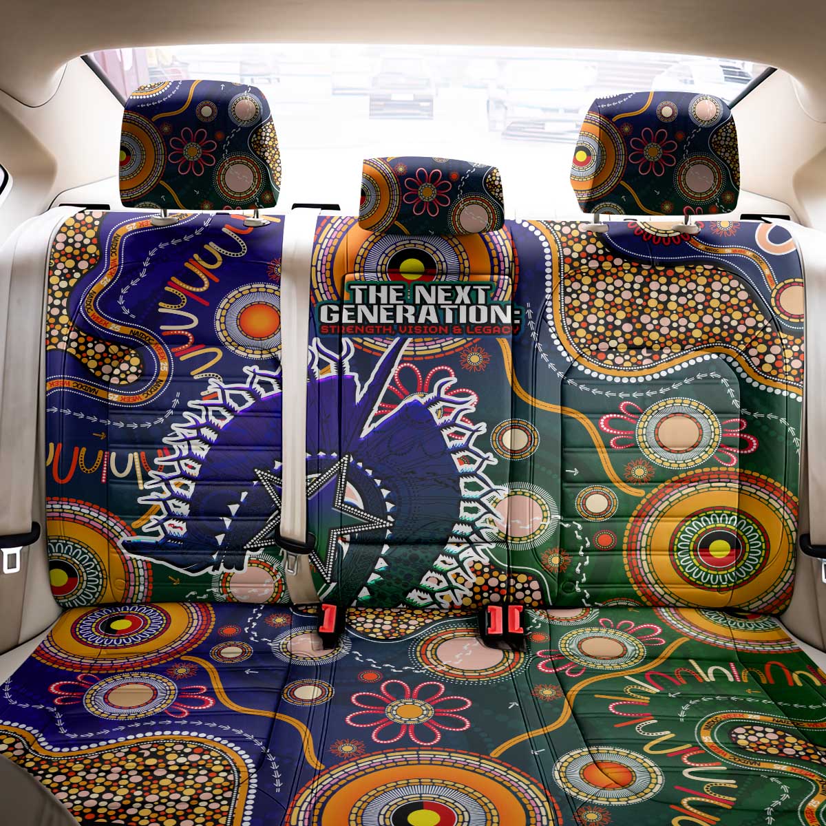 Indigenous Naidoc Week 2025 Back Car Seat Cover Aboriginal and Torres Strait Islands Dhari Mask