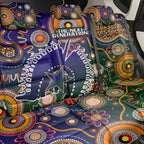 Indigenous Naidoc Week 2025 Back Car Seat Cover Aboriginal and Torres Strait Islands Dhari Mask