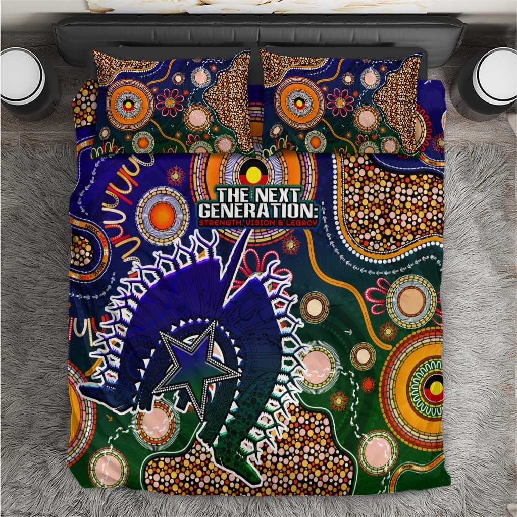 Indigenous Naidoc Week 2025 Bedding Set Aboriginal and Torres Strait Islands Dhari Mask