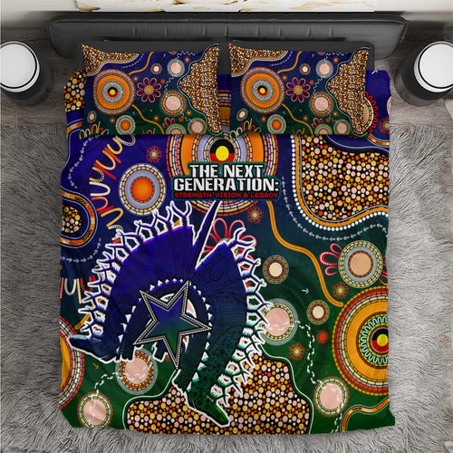 Indigenous Naidoc Week 2025 Bedding Set Aboriginal and Torres Strait Islands Dhari Mask