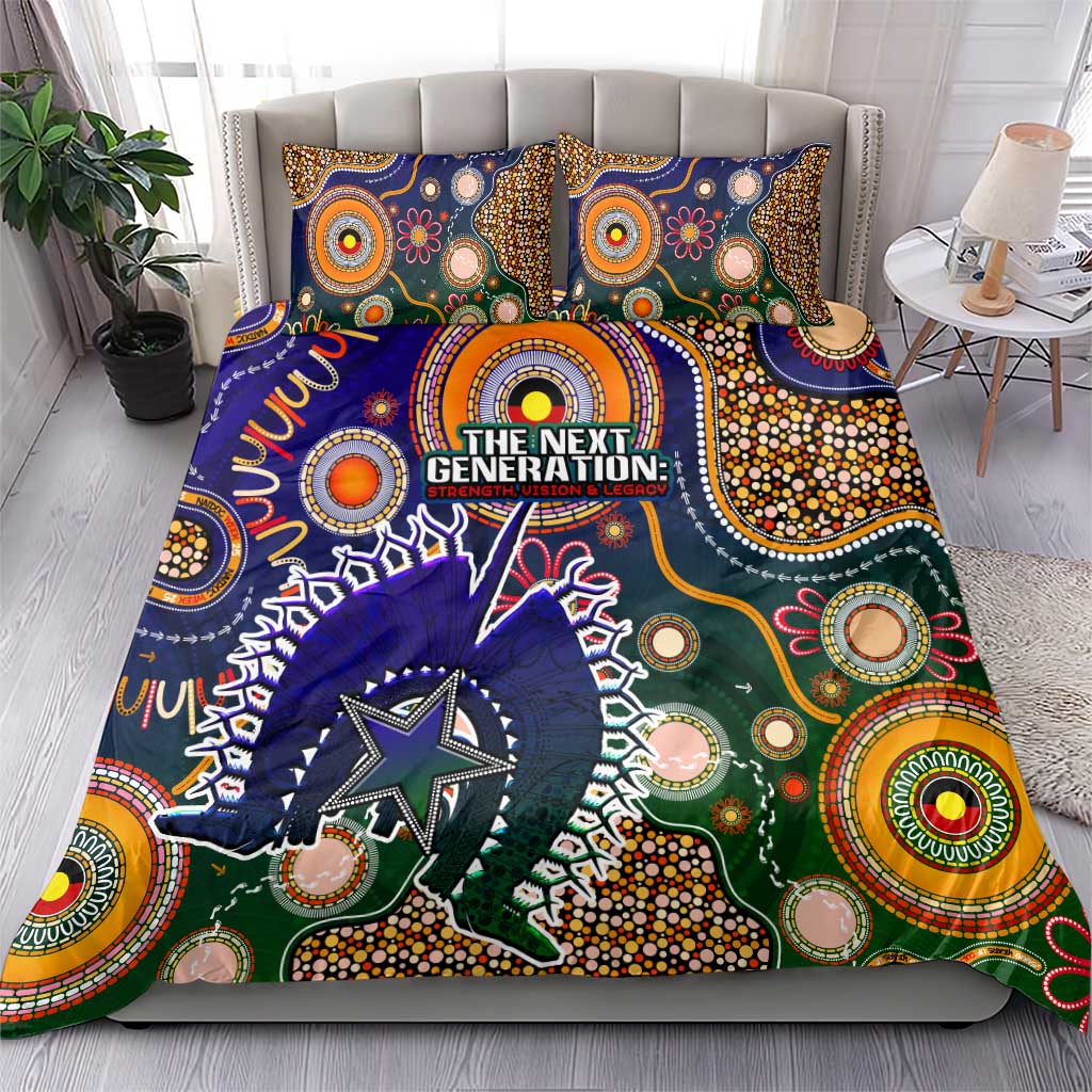 Indigenous Naidoc Week 2025 Bedding Set Aboriginal and Torres Strait Islands Dhari Mask