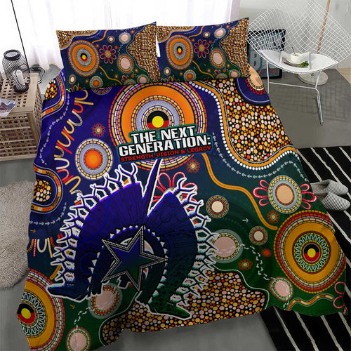 Indigenous Naidoc Week 2025 Bedding Set Aboriginal and Torres Strait Islands Dhari Mask