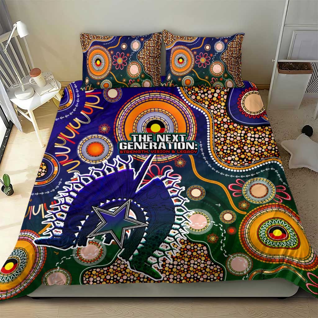Indigenous Naidoc Week 2025 Bedding Set Aboriginal and Torres Strait Islands Dhari Mask
