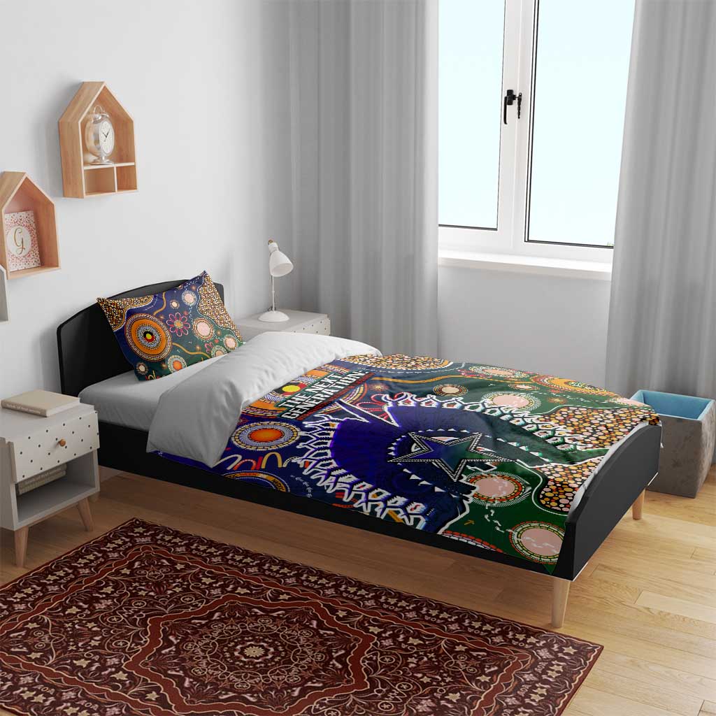 Indigenous Naidoc Week 2025 Bedding Set Aboriginal and Torres Strait Islands Dhari Mask