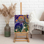 Indigenous Naidoc Week 2025 Canvas Wall Art Aboriginal and Torres Strait Islands Dhari Mask