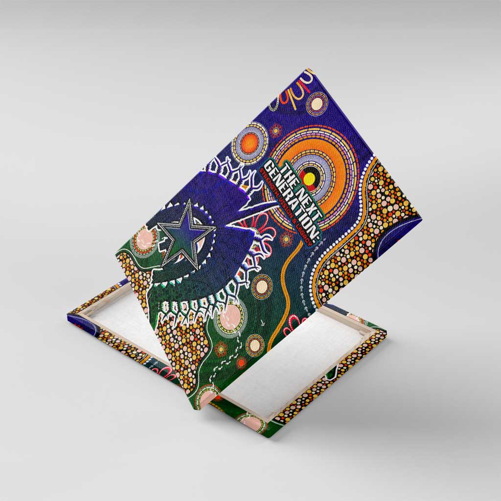 Indigenous Naidoc Week 2025 Canvas Wall Art Aboriginal and Torres Strait Islands Dhari Mask