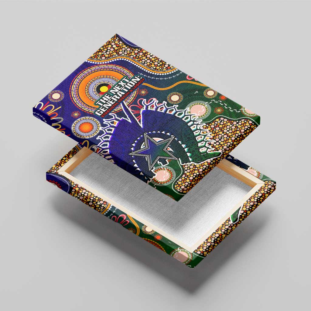 Indigenous Naidoc Week 2025 Canvas Wall Art Aboriginal and Torres Strait Islands Dhari Mask