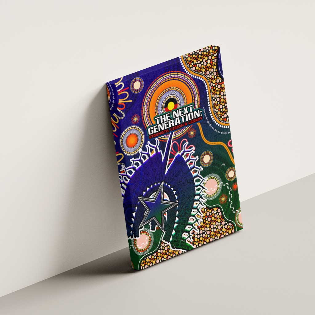 Indigenous Naidoc Week 2025 Canvas Wall Art Aboriginal and Torres Strait Islands Dhari Mask
