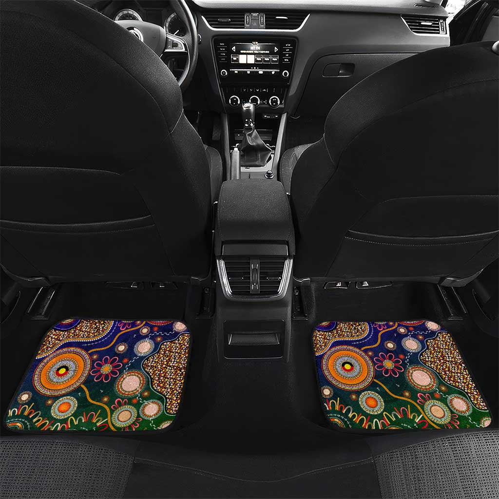 Indigenous Naidoc Week 2025 Car Mats Aboriginal and Torres Strait Islands Dhari Mask