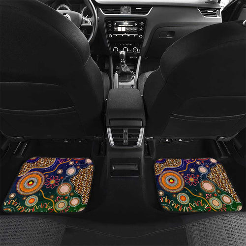 Indigenous Naidoc Week 2025 Car Mats Aboriginal and Torres Strait Islands Dhari Mask