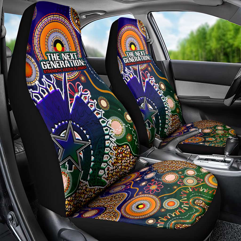 Indigenous Naidoc Week 2025 Car Seat Cover Aboriginal and Torres Strait Islands Dhari Mask