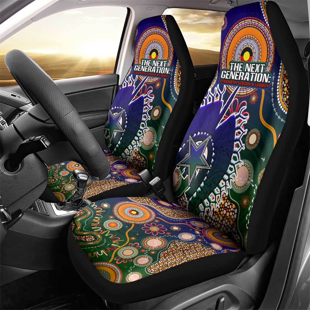 Indigenous Naidoc Week 2025 Car Seat Cover Aboriginal and Torres Strait Islands Dhari Mask