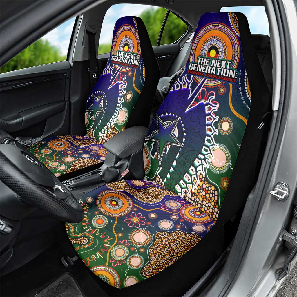 Indigenous Naidoc Week 2025 Car Seat Cover Aboriginal and Torres Strait Islands Dhari Mask