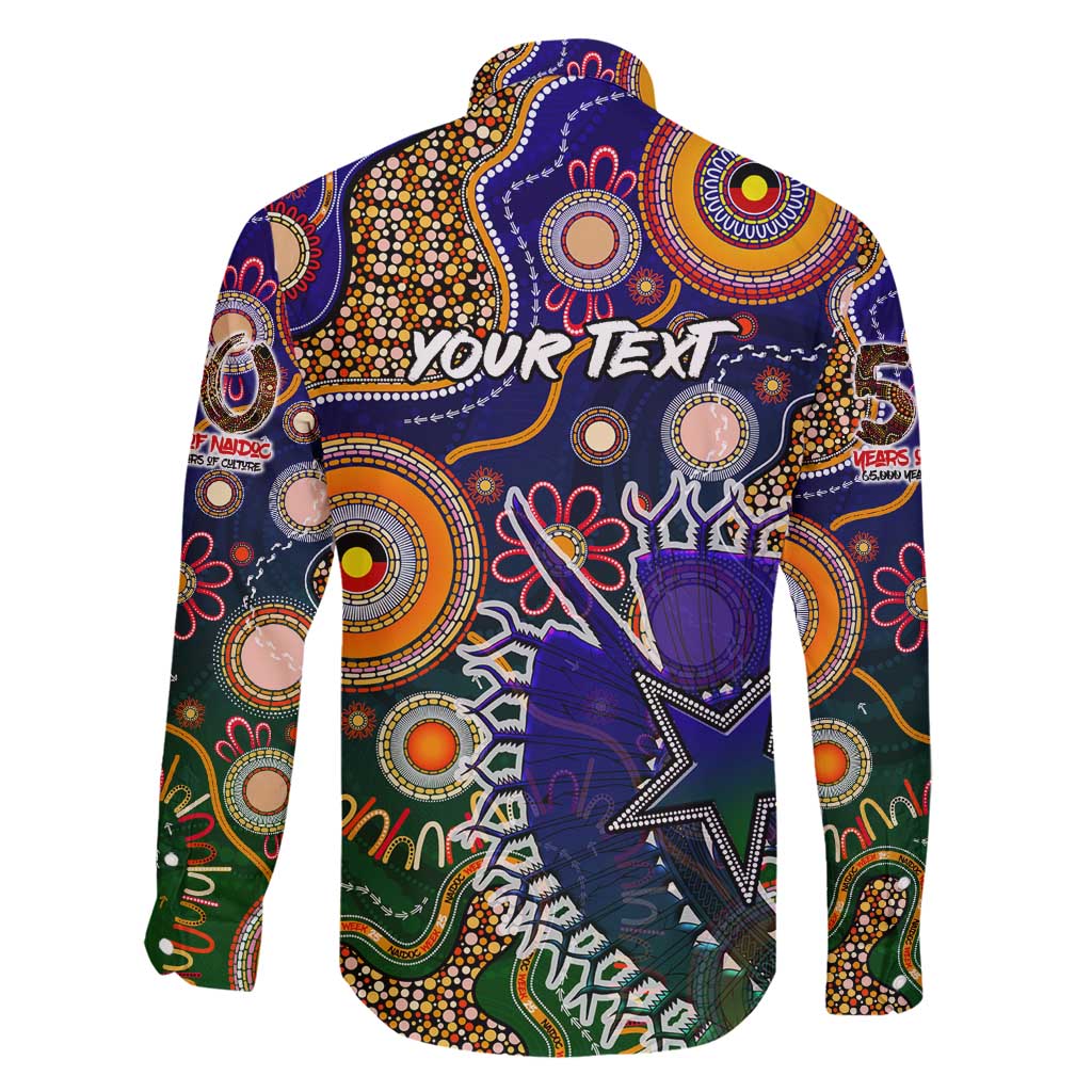 Personalised Indigenous Naidoc Week 2025 Family Matching Long Sleeve Bodycon Dress and Hawaiian Shirt Aboriginal and Torres Strait Islands Dhari Mask