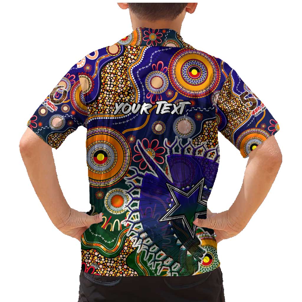 Personalised Indigenous Naidoc Week 2025 Family Matching Mermaid Dress and Hawaiian Shirt Aboriginal and Torres Strait Islands Dhari Mask