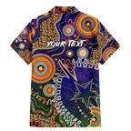 Personalised Indigenous Naidoc Week 2025 Family Matching Mermaid Dress and Hawaiian Shirt Aboriginal and Torres Strait Islands Dhari Mask