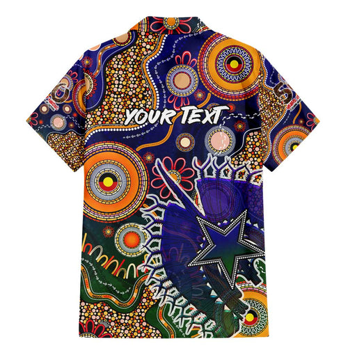 Personalised Indigenous Naidoc Week 2025 Family Matching Mermaid Dress and Hawaiian Shirt Aboriginal and Torres Strait Islands Dhari Mask
