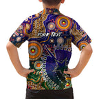 Personalised Indigenous Naidoc Week 2025 Family Matching Tank Maxi Dress and Hawaiian Shirt Aboriginal and Torres Strait Islands Dhari Mask