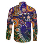 Personalised Indigenous Naidoc Week 2025 Family Matching Tank Maxi Dress and Hawaiian Shirt Aboriginal and Torres Strait Islands Dhari Mask