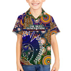 Personalised Indigenous Naidoc Week 2025 Hawaiian Shirt Aboriginal and Torres Strait Islands Dhari Mask