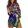 Personalised Indigenous Naidoc Week 2025 Hoodie Dress Aboriginal and Torres Strait Islands Dhari Mask