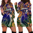 Personalised Indigenous Naidoc Week 2025 Hoodie Dress Aboriginal and Torres Strait Islands Dhari Mask