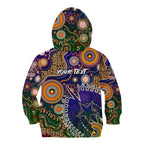 Personalised Indigenous Naidoc Week 2025 Kid Hoodie Aboriginal and Torres Strait Islands Dhari Mask