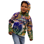 Personalised Indigenous Naidoc Week 2025 Kid Hoodie Aboriginal and Torres Strait Islands Dhari Mask