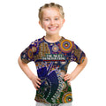 Personalised Indigenous Naidoc Week 2025 Kid T Shirt Aboriginal and Torres Strait Islands Dhari Mask