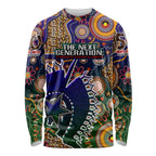 Personalised Indigenous Naidoc Week 2025 Long Sleeve Shirt Aboriginal and Torres Strait Islands Dhari Mask