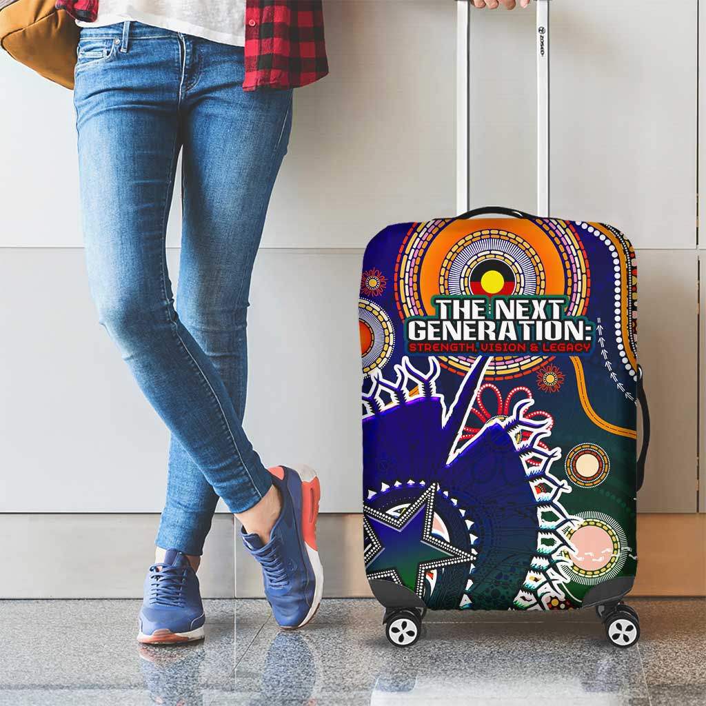 Indigenous Naidoc Week 2025 Luggage Cover Aboriginal and Torres Strait Islands Dhari Mask