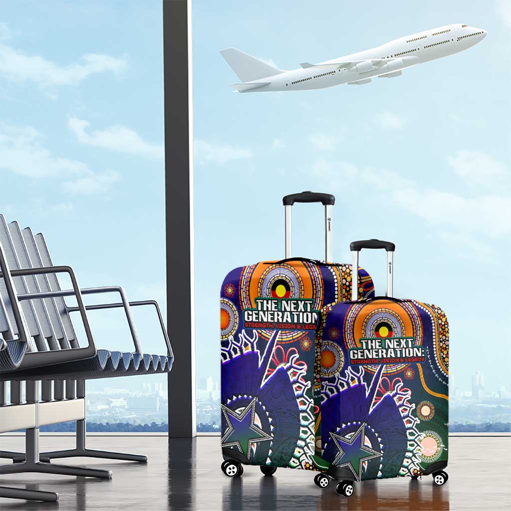 Indigenous Naidoc Week 2025 Luggage Cover Aboriginal and Torres Strait Islands Dhari Mask