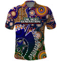 Personalised Indigenous Naidoc Week 2025 Polo Shirt Aboriginal and Torres Strait Islands Dhari Mask