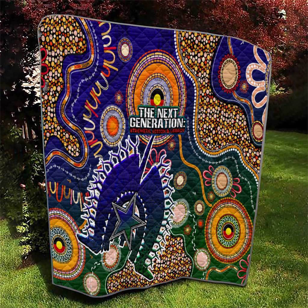 Indigenous Naidoc Week 2025 Quilt Aboriginal and Torres Strait Islands Dhari Mask