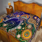 Indigenous Naidoc Week 2025 Quilt Aboriginal and Torres Strait Islands Dhari Mask