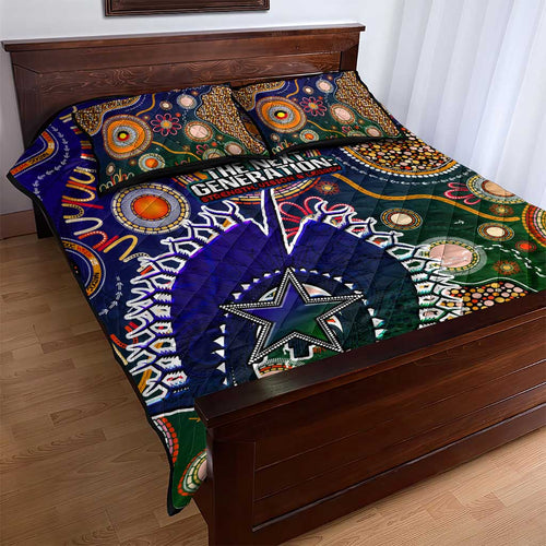 Indigenous Naidoc Week 2025 Quilt Bed Set Aboriginal and Torres Strait Islands Dhari Mask