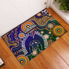 Indigenous Naidoc Week 2025 Rubber Doormat Aboriginal and Torres Strait Islands Dhari Mask