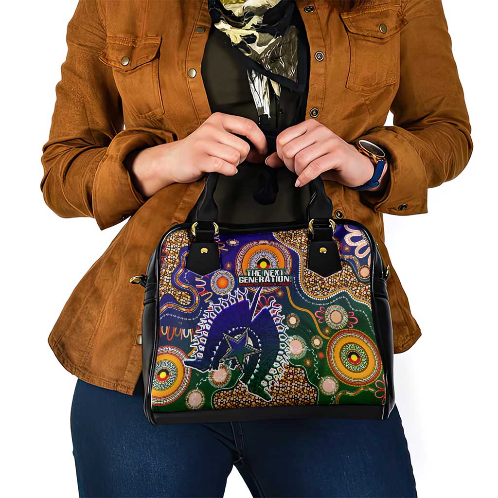 Indigenous Naidoc Week 2025 Shoulder Handbag Aboriginal and Torres Strait Islands Dhari Mask
