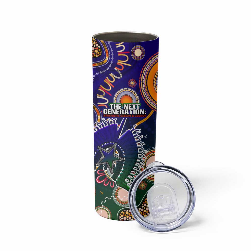 Indigenous Naidoc Week 2025 Skinny Tumbler Aboriginal and Torres Strait Islands Dhari Mask