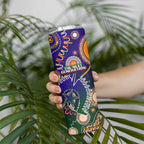 Indigenous Naidoc Week 2025 Skinny Tumbler Aboriginal and Torres Strait Islands Dhari Mask