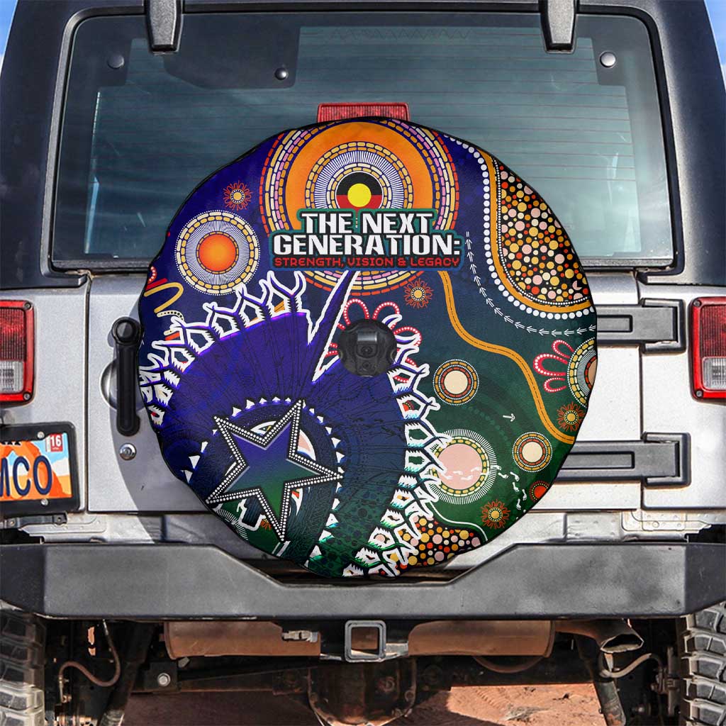 Indigenous Naidoc Week 2025 Spare Tire Cover Aboriginal and Torres Strait Islands Dhari Mask