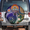 Indigenous Naidoc Week 2025 Spare Tire Cover Aboriginal and Torres Strait Islands Dhari Mask
