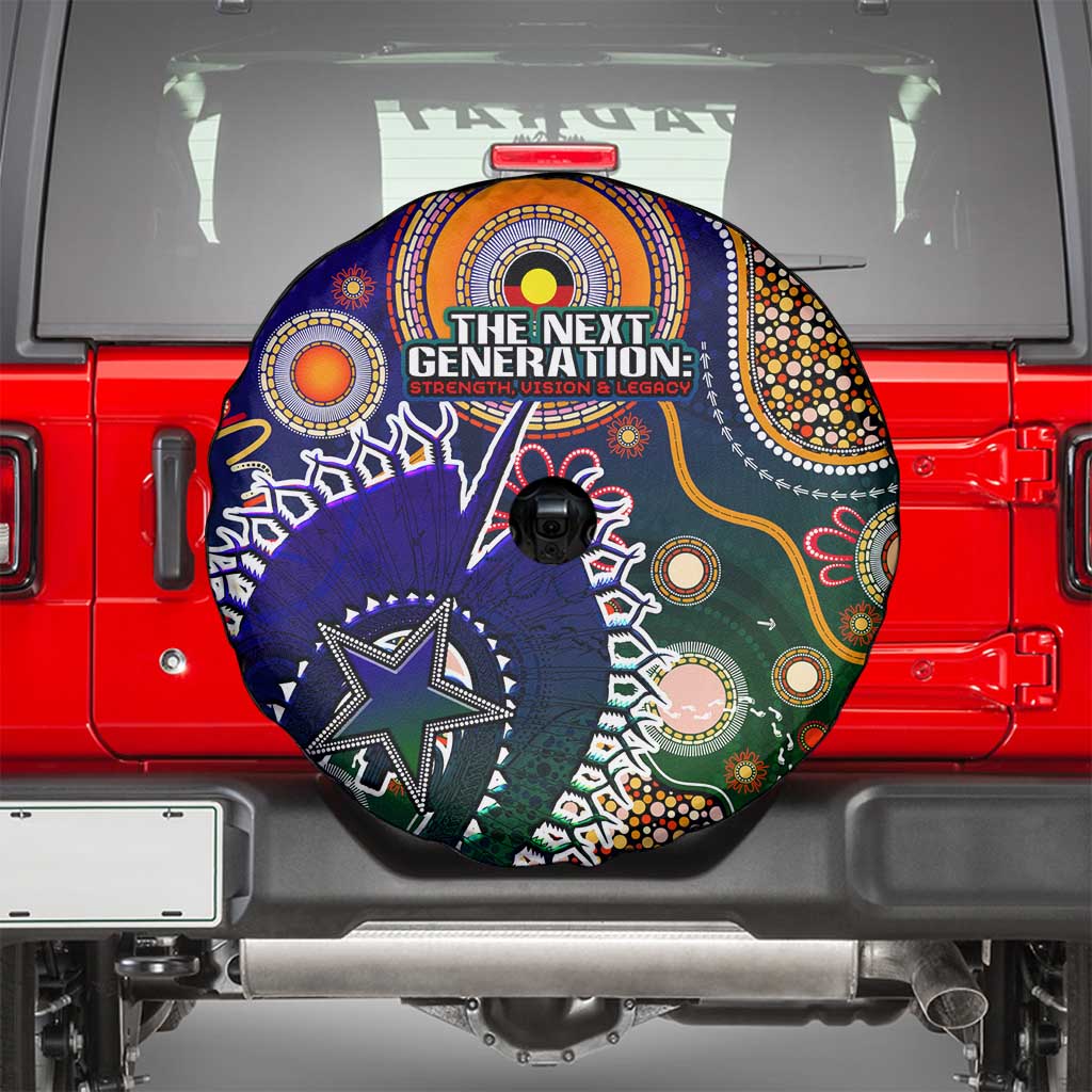 Indigenous Naidoc Week 2025 Spare Tire Cover Aboriginal and Torres Strait Islands Dhari Mask