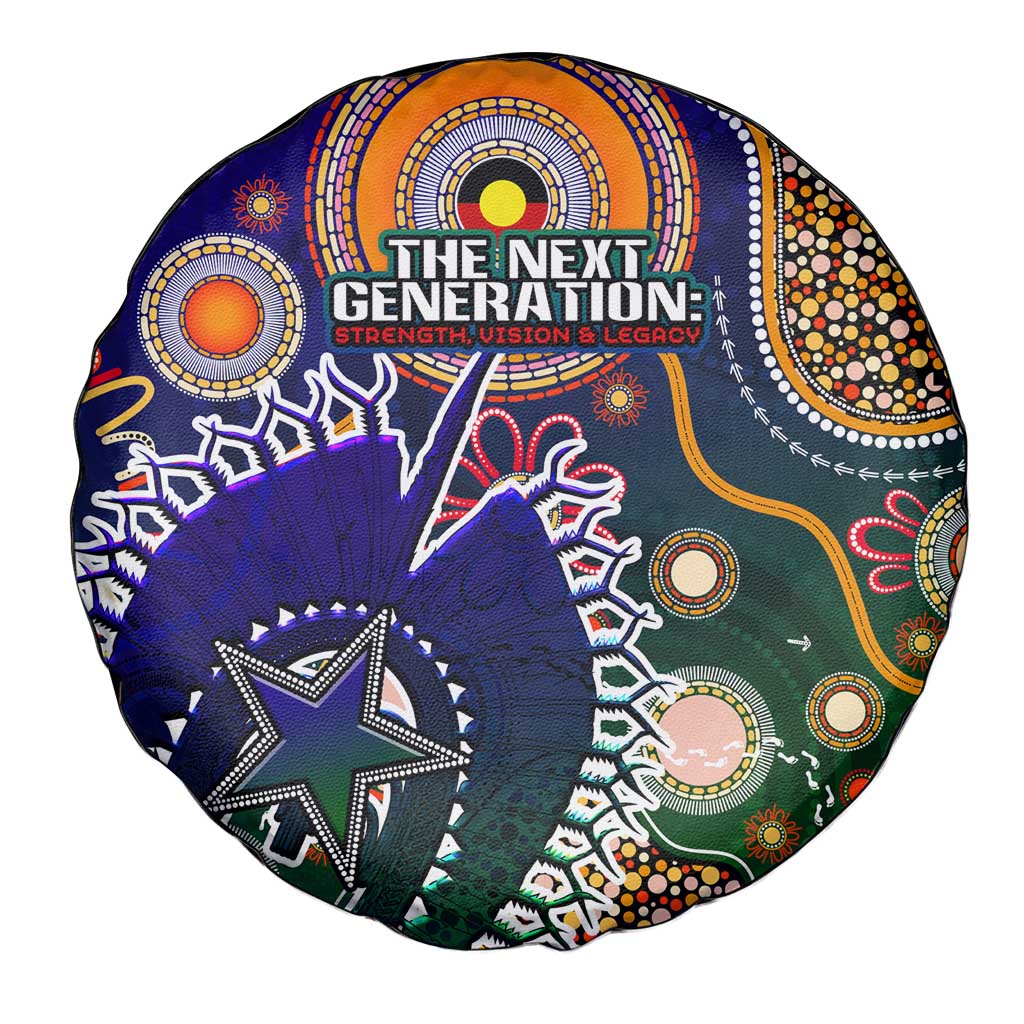 Indigenous Naidoc Week 2025 Spare Tire Cover Aboriginal and Torres Strait Islands Dhari Mask