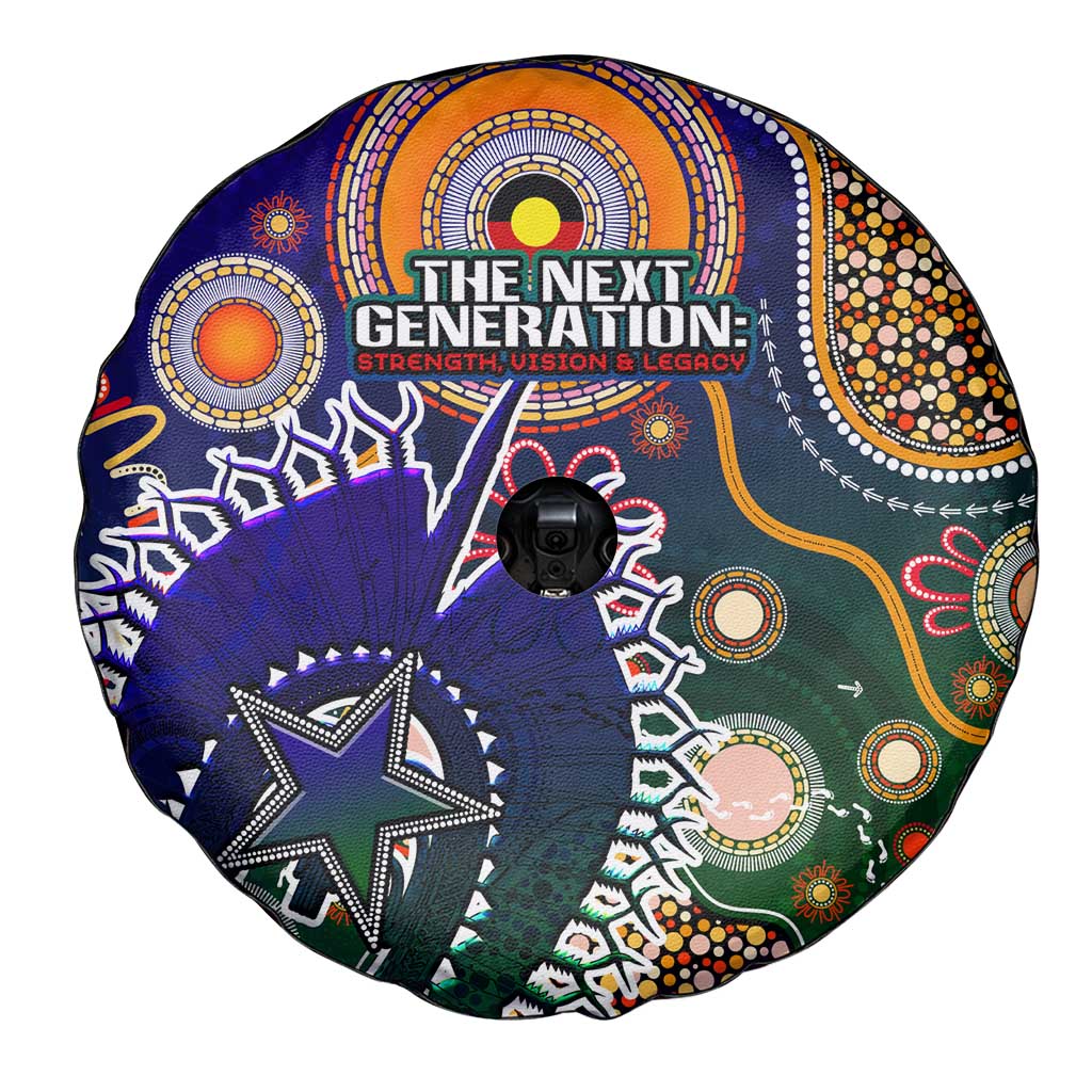 Indigenous Naidoc Week 2025 Spare Tire Cover Aboriginal and Torres Strait Islands Dhari Mask
