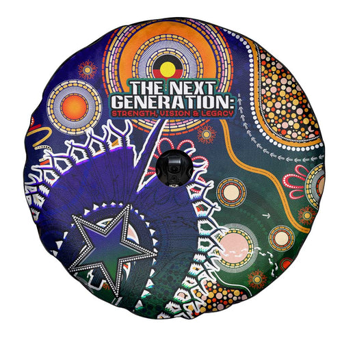 Indigenous Naidoc Week 2025 Spare Tire Cover Aboriginal and Torres Strait Islands Dhari Mask