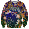 Personalised Indigenous Naidoc Week 2025 Sweatshirt Aboriginal and Torres Strait Islands Dhari Mask