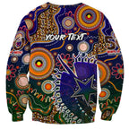 Personalised Indigenous Naidoc Week 2025 Sweatshirt Aboriginal and Torres Strait Islands Dhari Mask