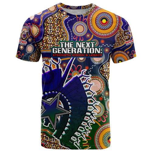 Personalised Indigenous Naidoc Week 2025 T Shirt Aboriginal and Torres Strait Islands Dhari Mask
